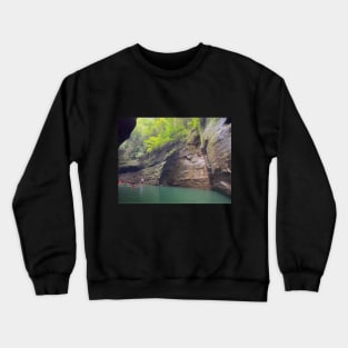 beautiful rock scenery Crewneck Sweatshirt